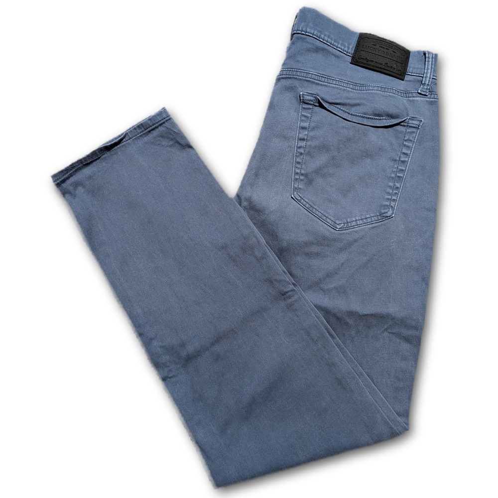 Lucky Brand Mens 34x32 Pants Blue 121 Slim Straight Twill Stretch Pockets Casual
